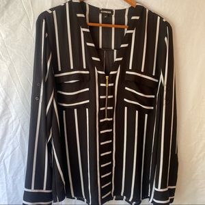 Express, Long Sleeve Blouse, Size Extra Large (XL)